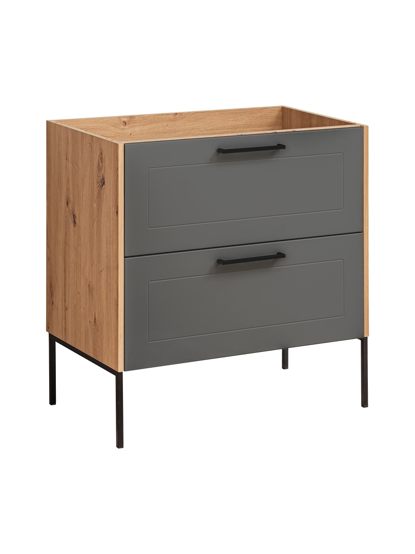 commad - Madera 821 FSC Šedý Grafit kúpeľňová skrinka